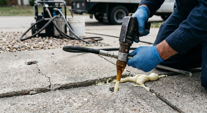 Concrete Poly Jacking in Columbus, OH