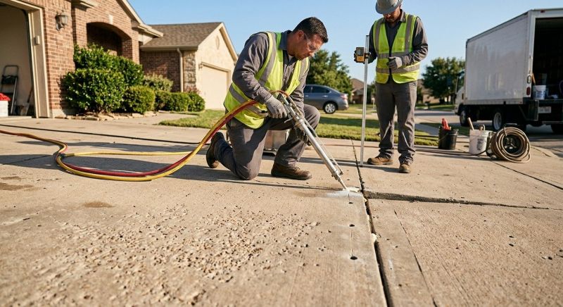 Concrete Settlement Repair in Columbus, OH