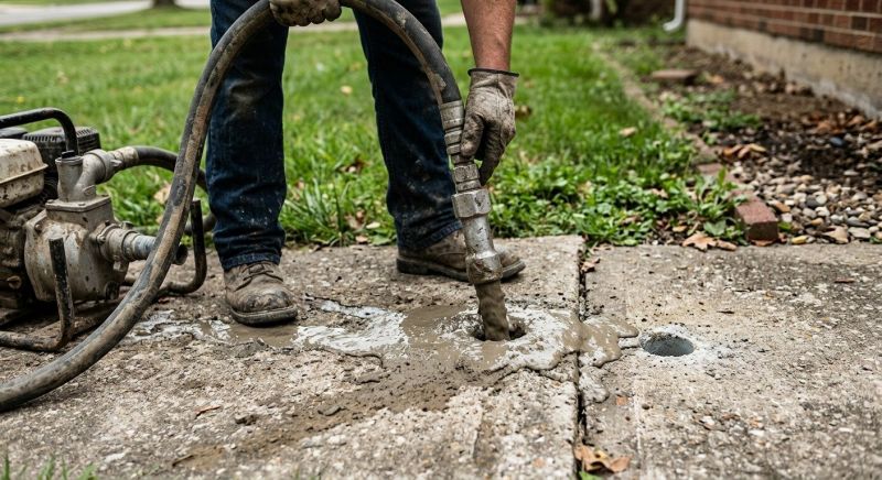 Concrete Settlement Repair in Corpus Christi, TX