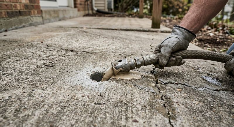 Driveway Slab Lifting in Des Moines, IA