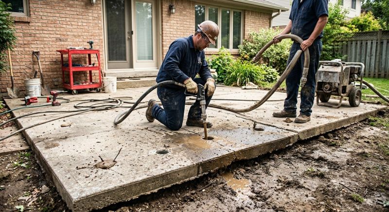 Patio Leveling in Tampa, FL