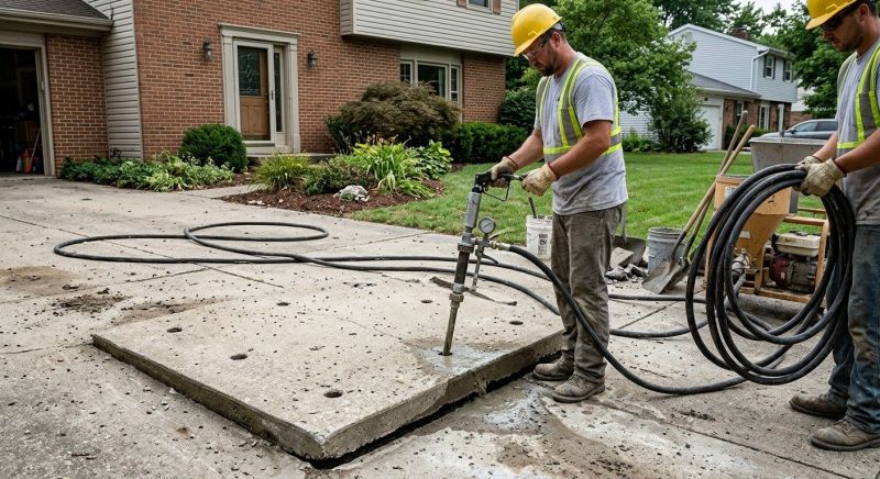 Slab Jacking in West Des Moines, IA