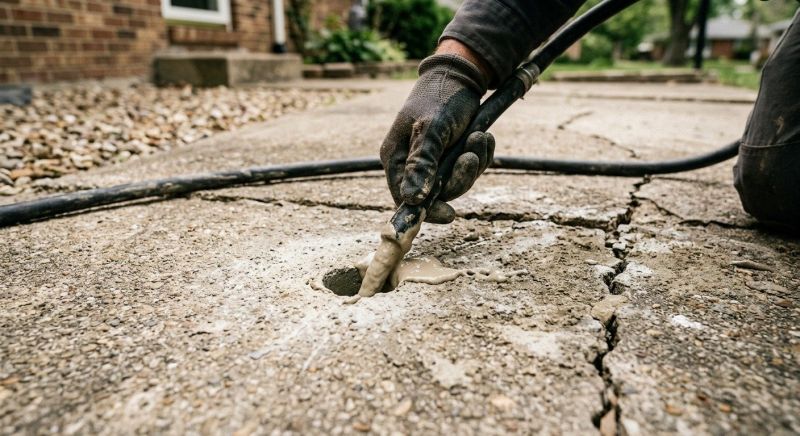 Sunken Patio Repair in Corpus Christi, TX