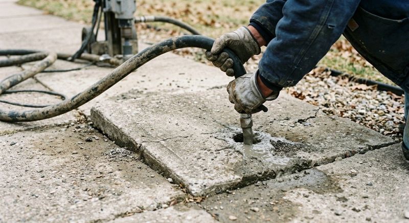 Walkway Leveling in Des Moines, IA