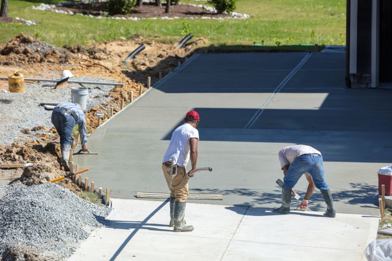 Local Concrete Driveway Lifting pros at work