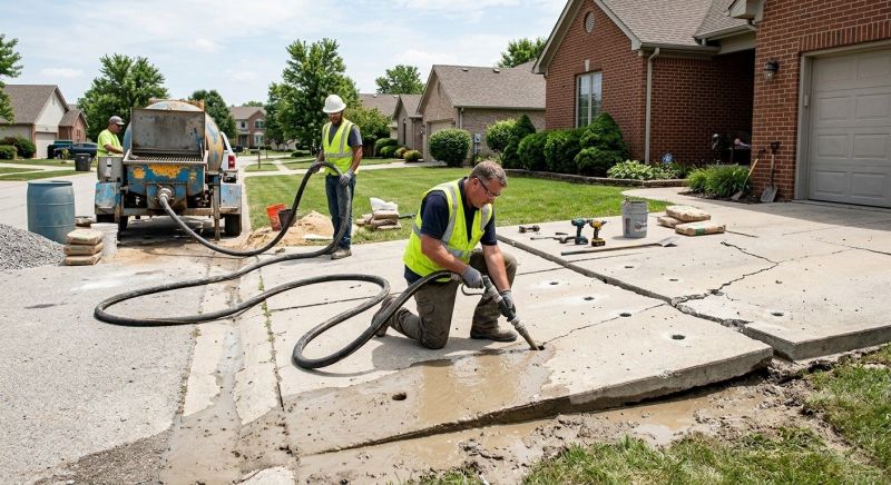 Concrete Raising in Columbus, OH