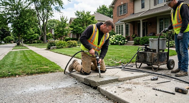 Sunken Sidewalk Repair in Tampa, FL
